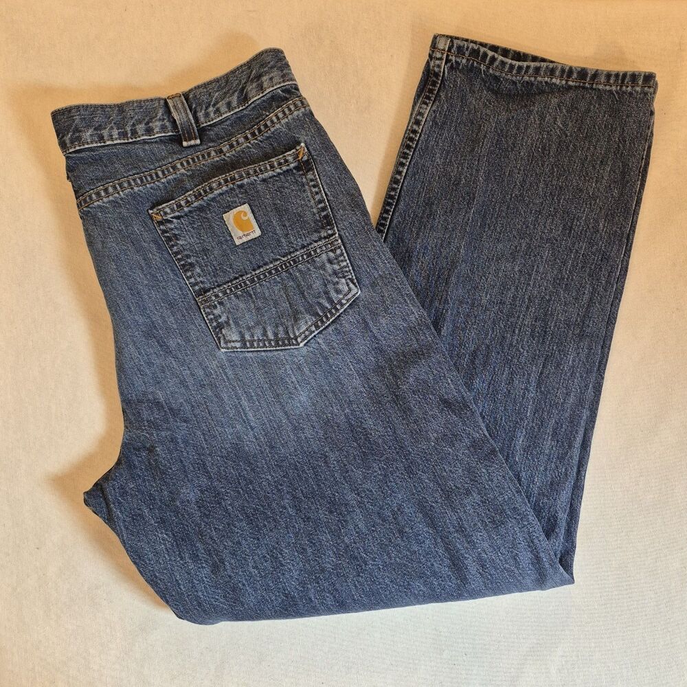Carhartt Men's Jeans Size 40 X 32 Relaxed Fit #BD5119-M 100% Cotton